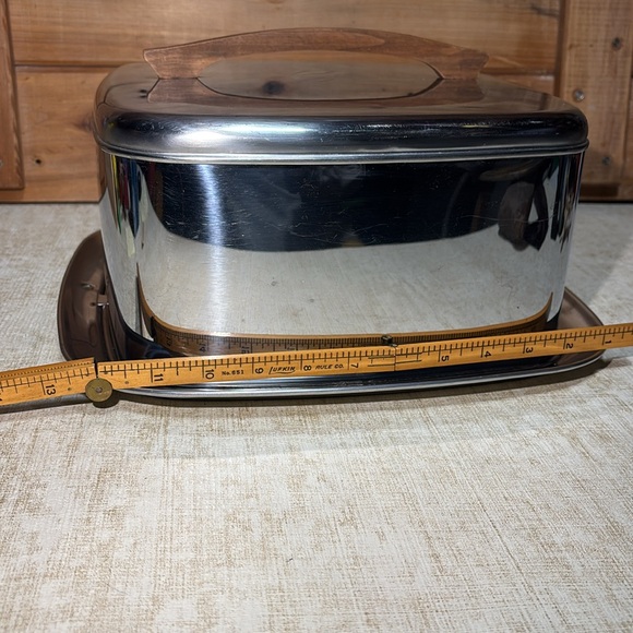 Vintage Mid Century Modern Lincoln Beautyware Cake Carrier w/ lock lid - Picture 11 of 16
